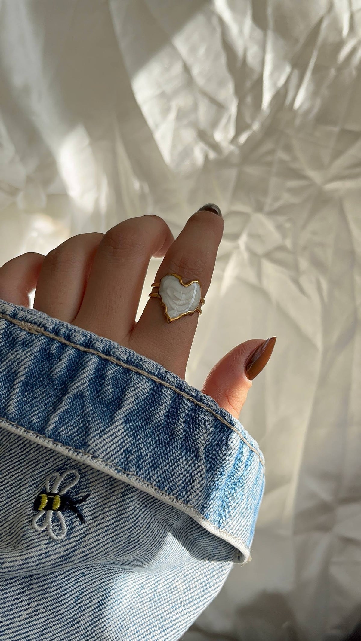 White ring