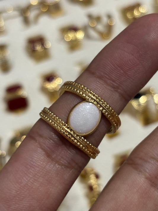 White ring