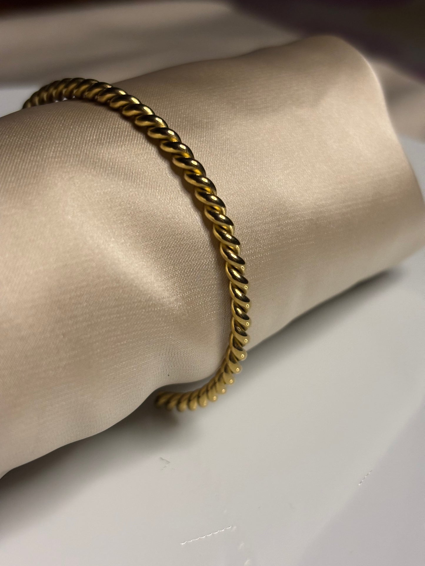 Soft rope bangle