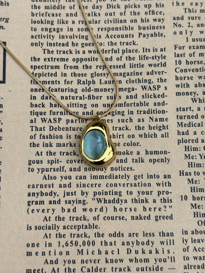 Vintage sky blue Necklace