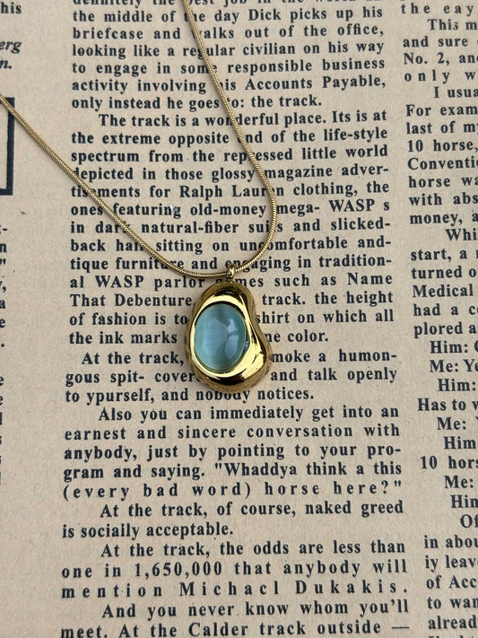 Vintage sky blue Necklace