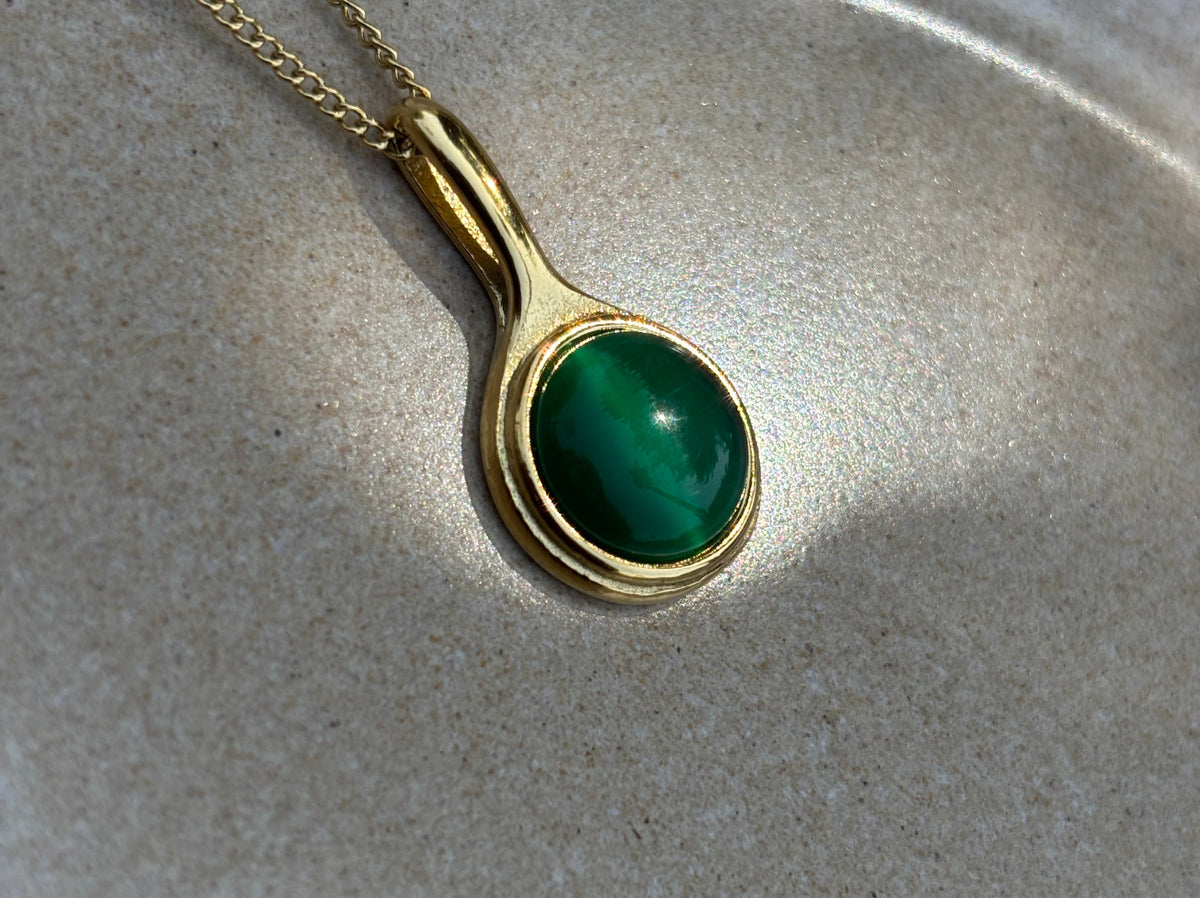 Green diamond Necklace