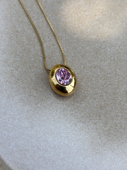 Pink diamond Necklace