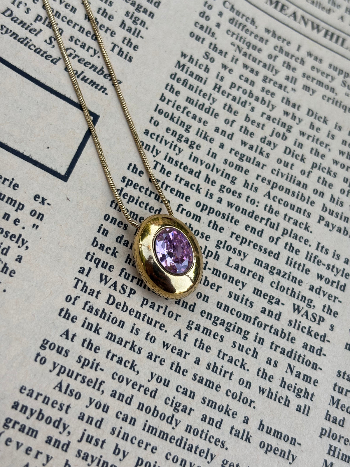 Pink diamond Necklace