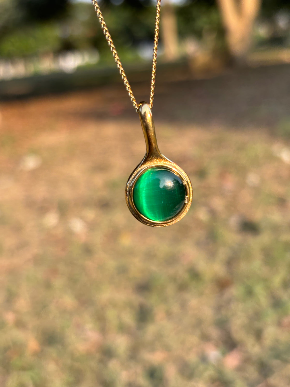 Green diamond Necklace