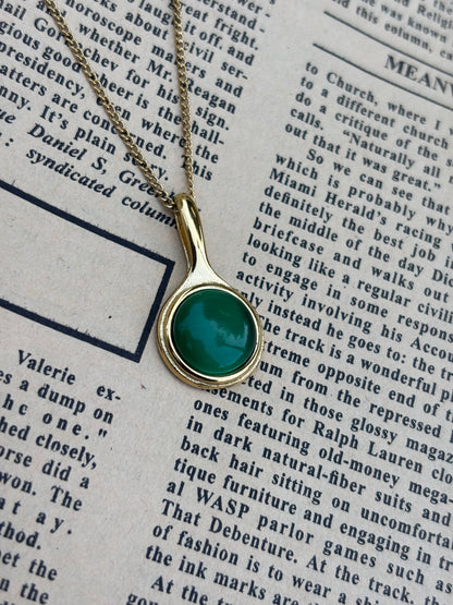Green diamond Necklace