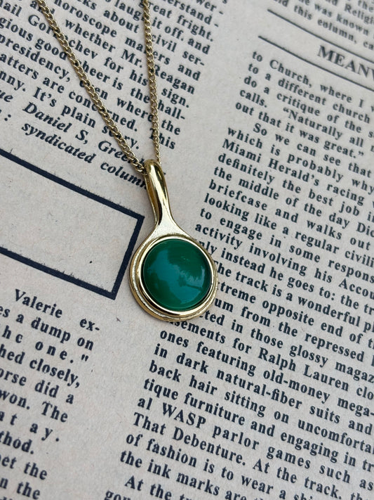 Green diamond Necklace