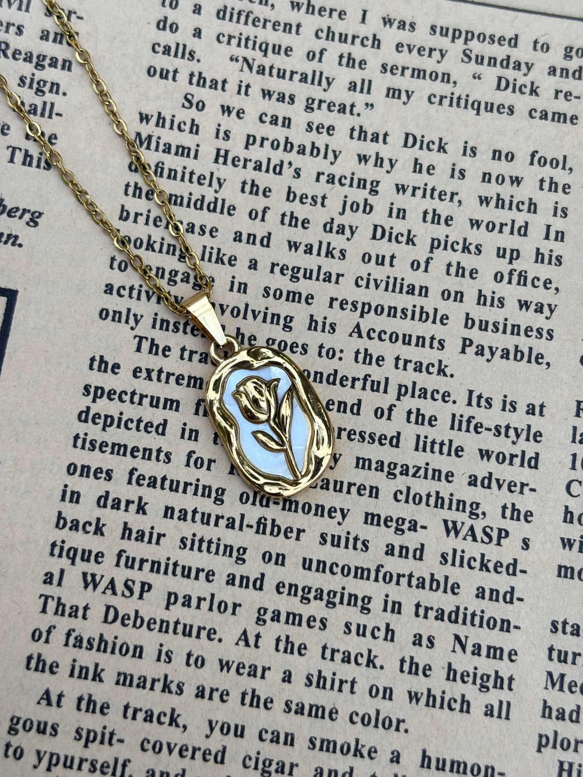 Vintage flower Necklace