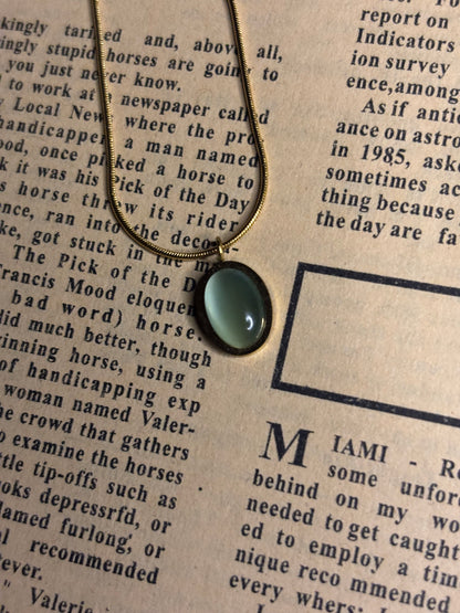 Blue dimond necklace
