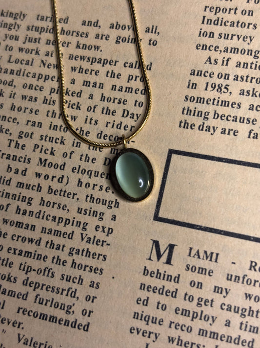 Blue dimond necklace