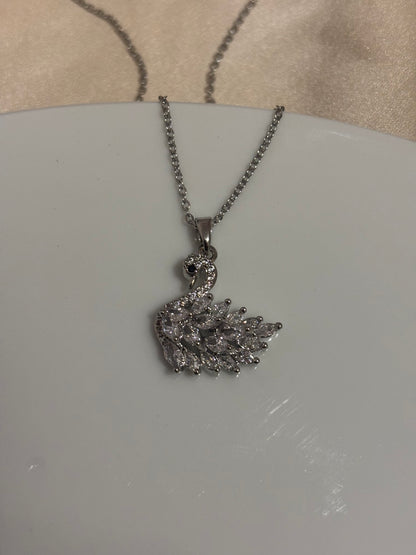 Swan necklace