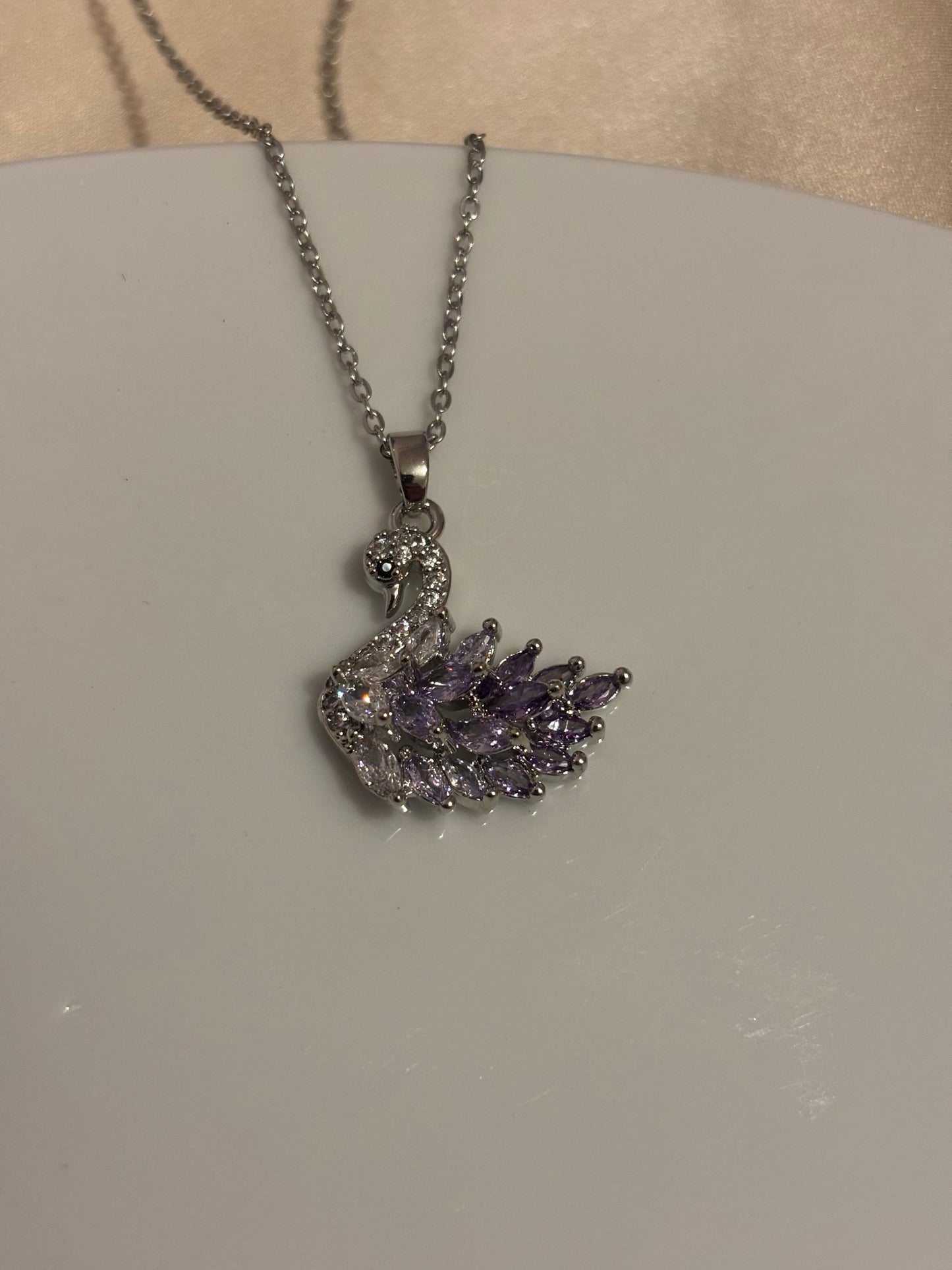 Swan necklace